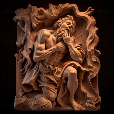 3D model Rubens Drank American artist (STL)